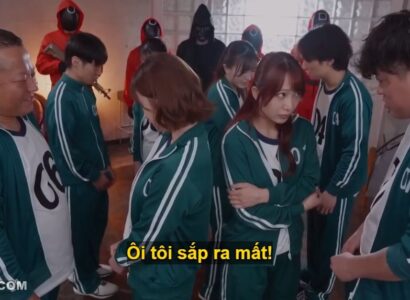 Cuộc Thi Squirt Điên Rồ Parody Squid Game JAV